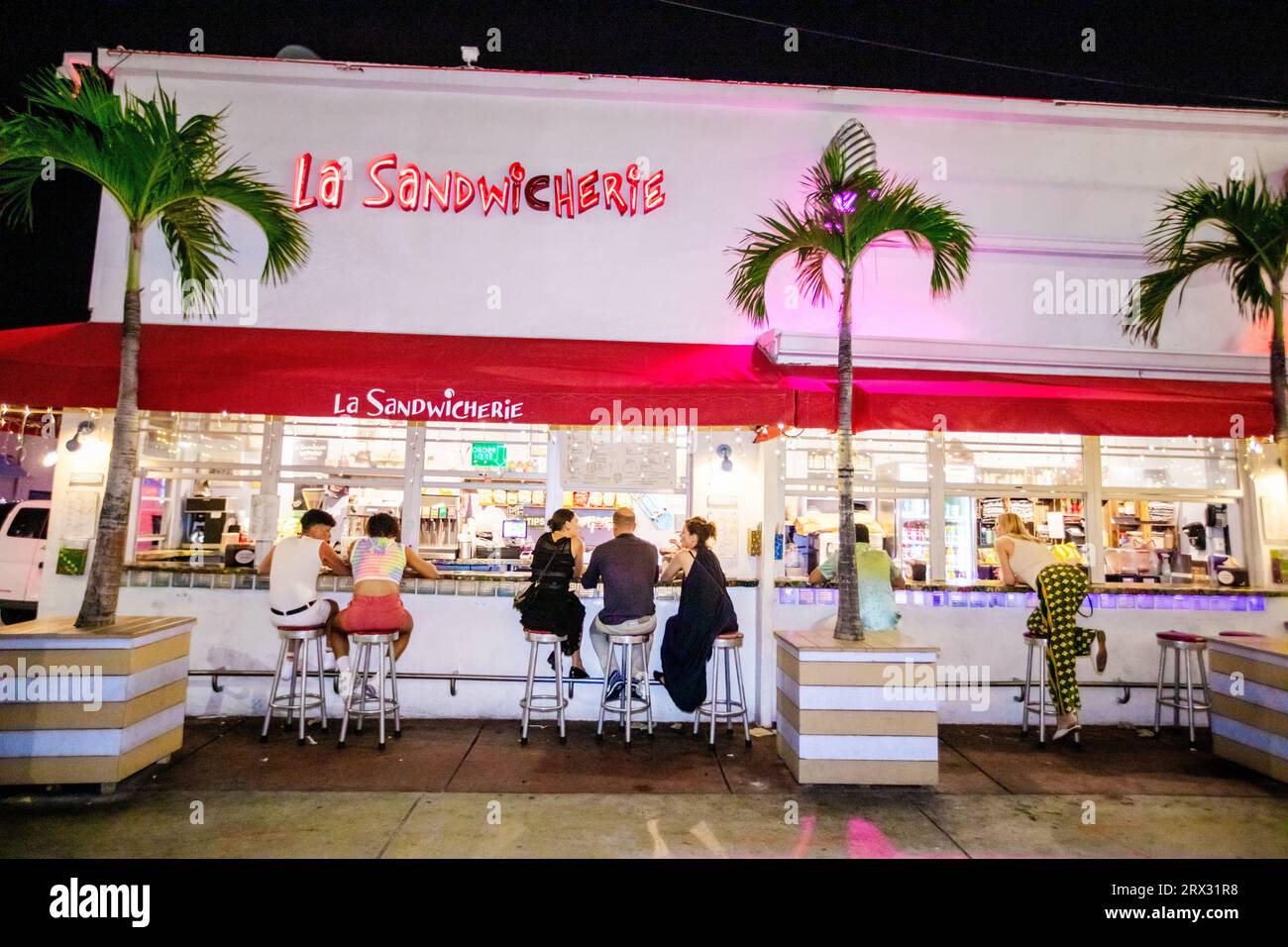 La Sandwicherie, Miami, Florida, United States of America, North America Stock Photo