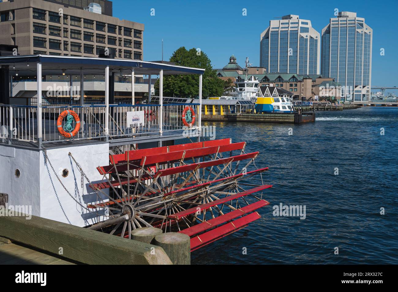 Downtown Halifax Waterfront, Halifax, Nova Scotia, Canada, North America Stock Photo