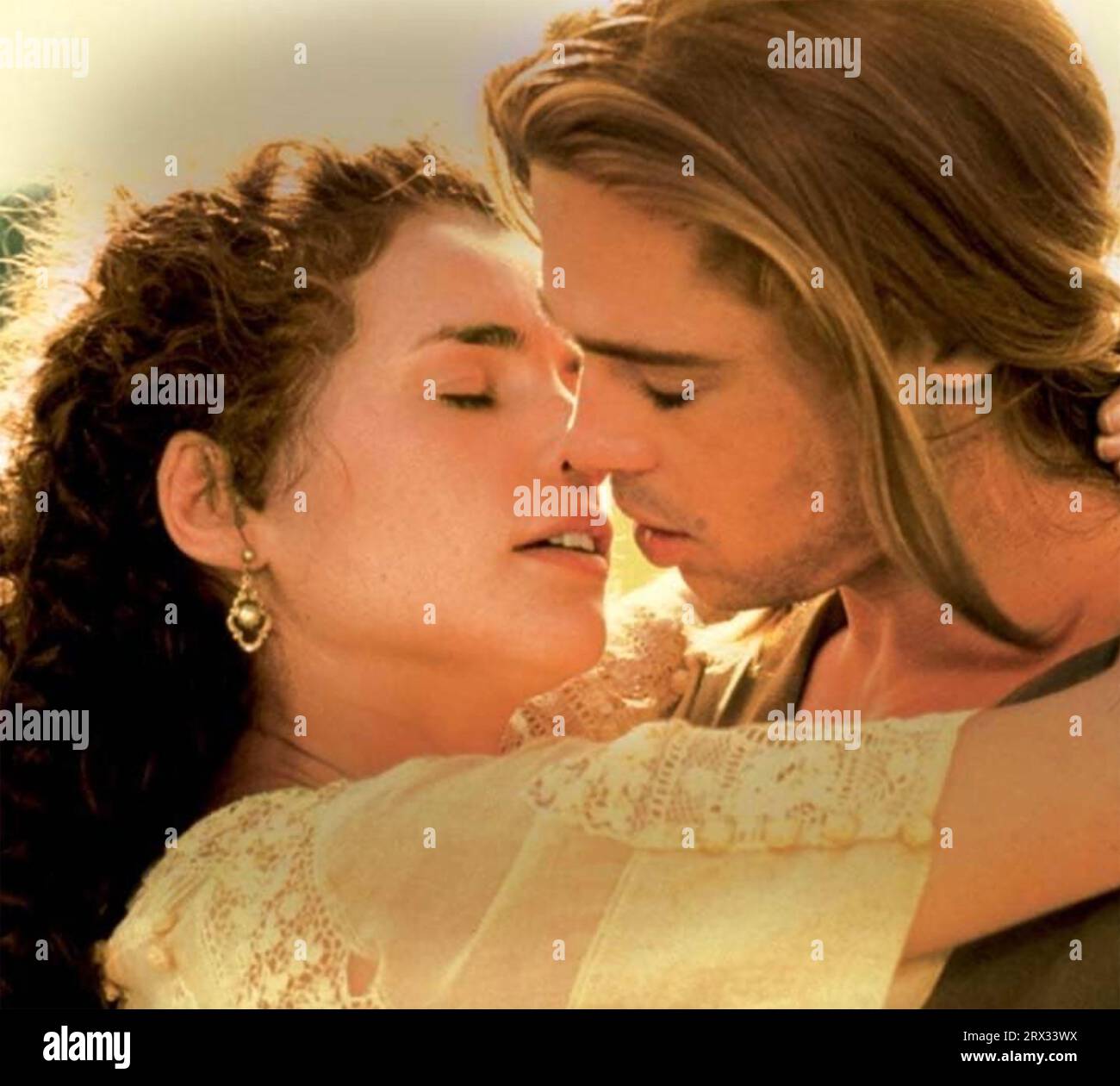 LEGENDS OF THE FALL 1994 Sony Pictures Releasing film with Brad Pitt at right  and Julia Ormond Stock Photo