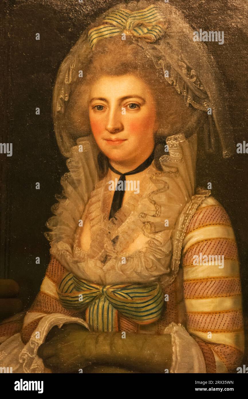 England, London, Portrait of Hester Lynch Piozzi (17411821) by Unknown