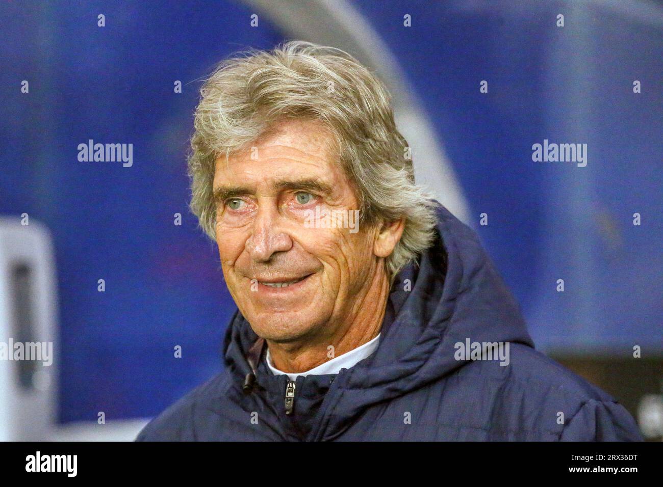MANUEL PELLEGRINI, manager of the Spanish football team, Real Betis