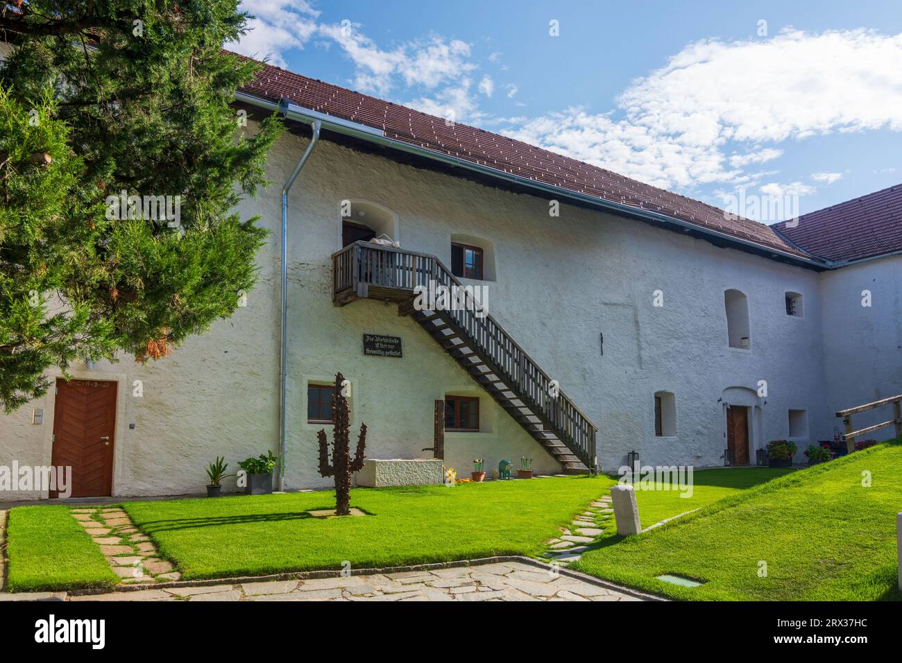 Gmünd in Kärnten: Old town house in Nationalpark Hohe Tauern, Kärnten, Carinthia, Austria Stock Photo