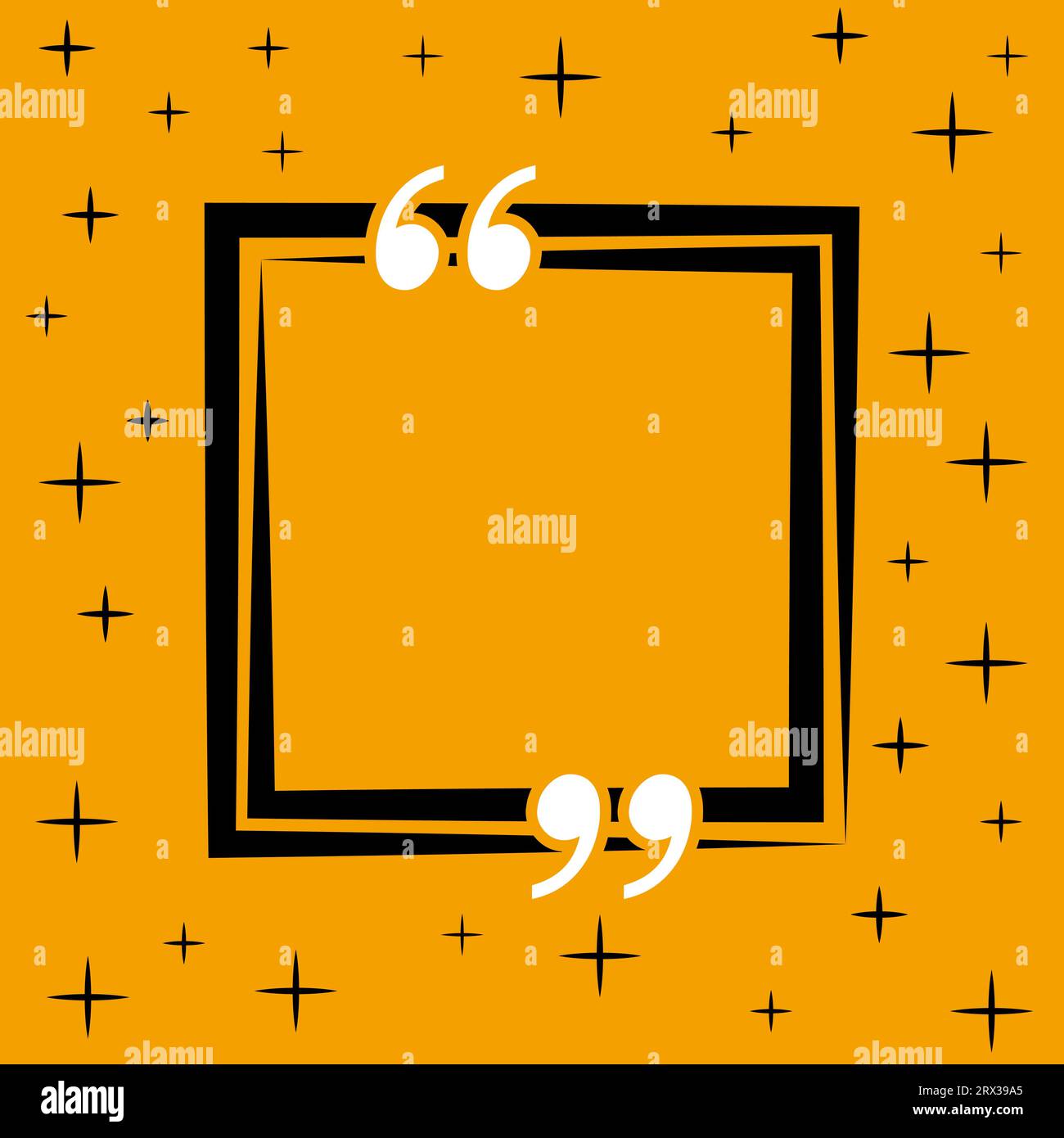Abstract concept dialogue blank speech square quote text bubble Stock Vector