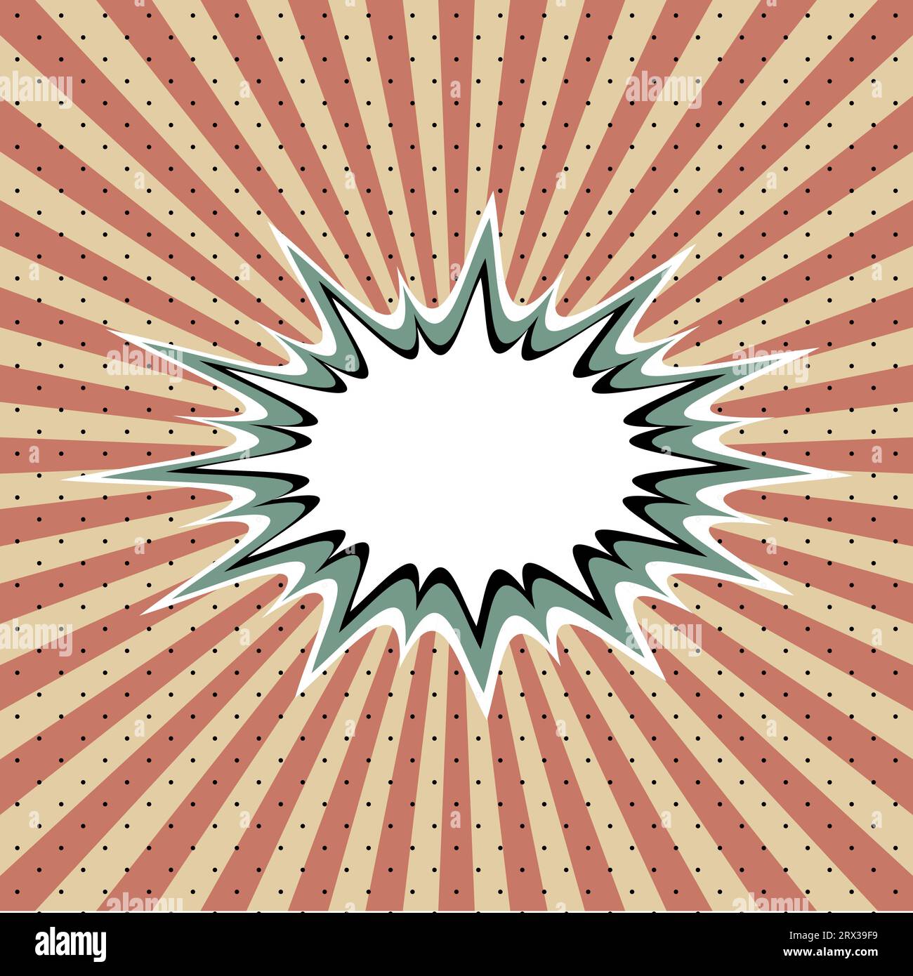 Vintage background cartoon pop art halftone template Comic Speech ...