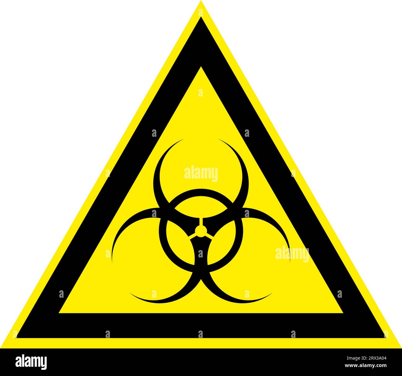 Biohazard Sign biological activity threat alert. Vector illustration Stock Vector