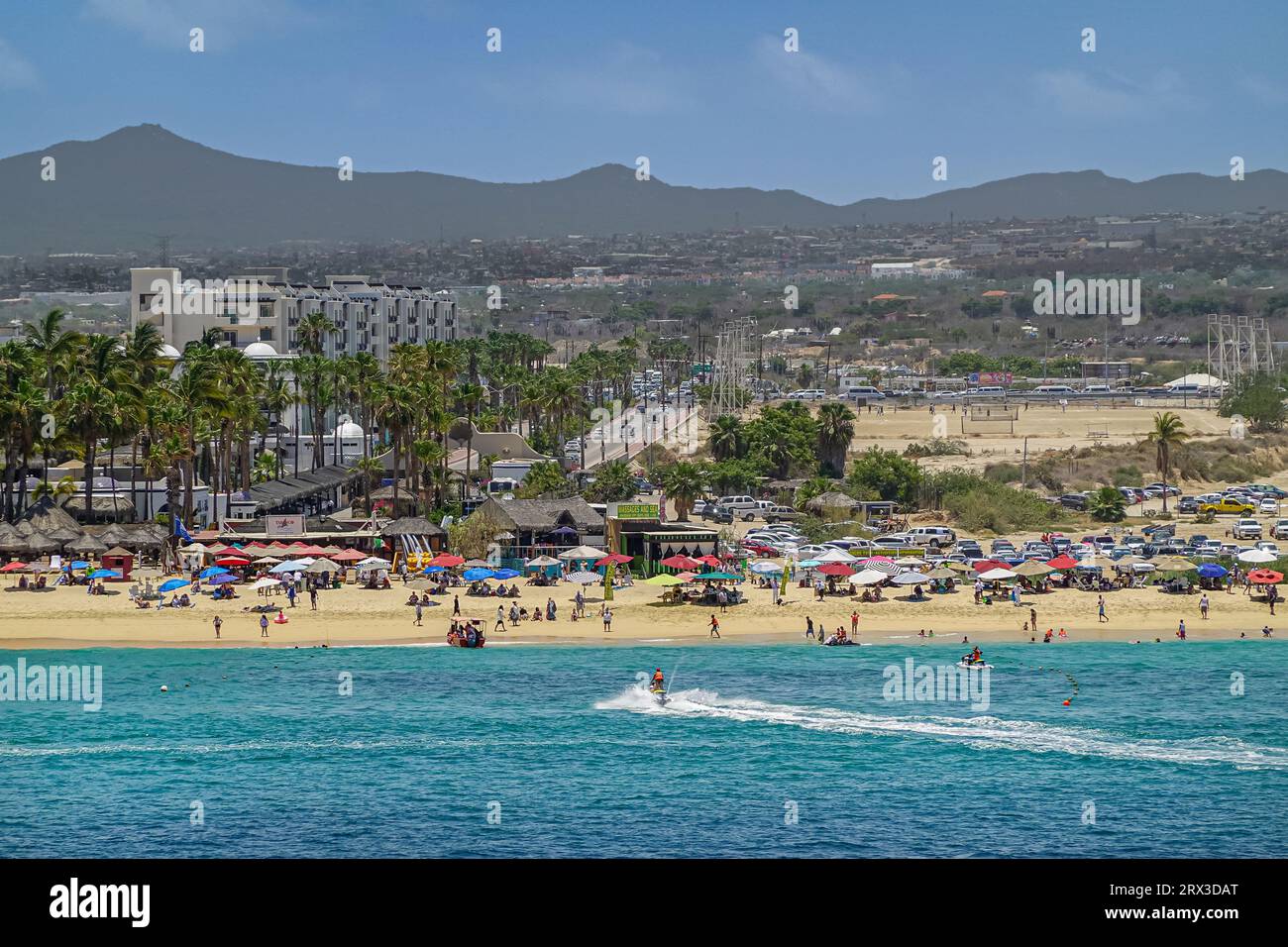 Mexico, Cabo San Lucas July 16, 2023 Blvd. Constituyentes leading to