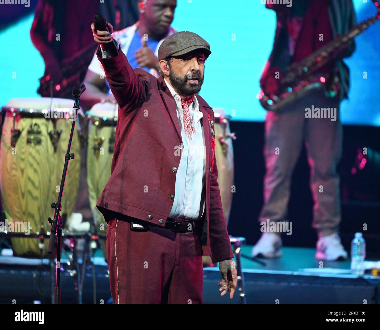 Hollywood FL, USA. 21st Sep, 2023. Juan Luis Guerra performs during The