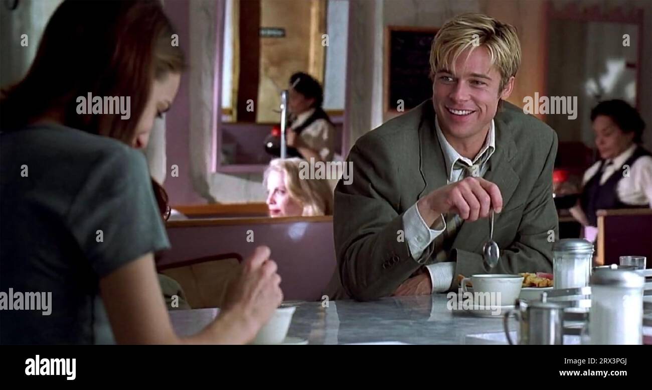 MEET JOE BLACK 1998 Universal Pictures film with Brad Pitt and Claire Forlani Stock Photo