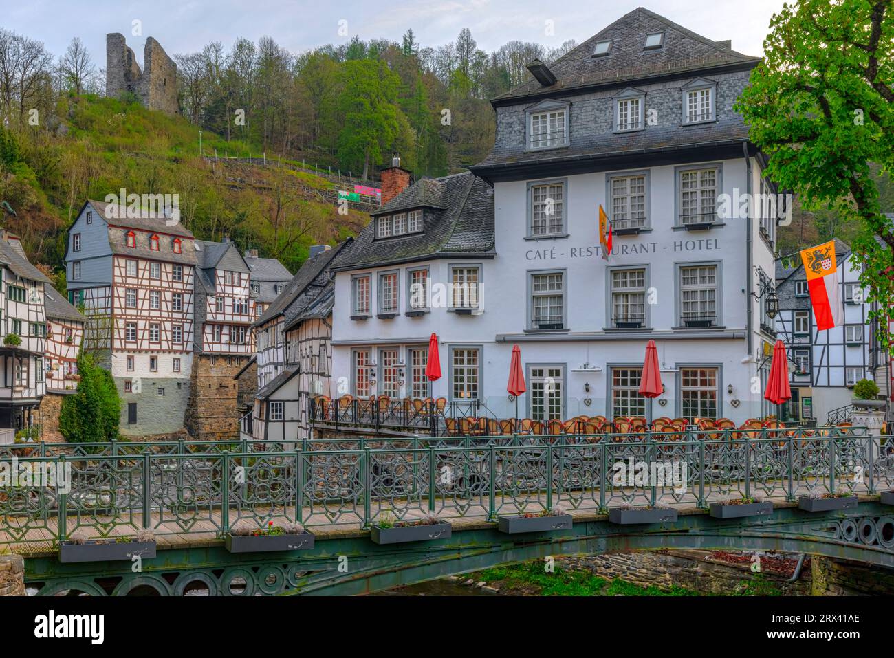 Monschau, North Rhine-Westphalia, Eifel mountains, Germany Stock Photo
