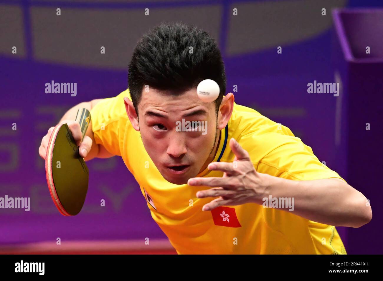 Hangzhou, China. 22nd Sep, 2023. Chun Ting Wong of Hong Kong is seen in ...