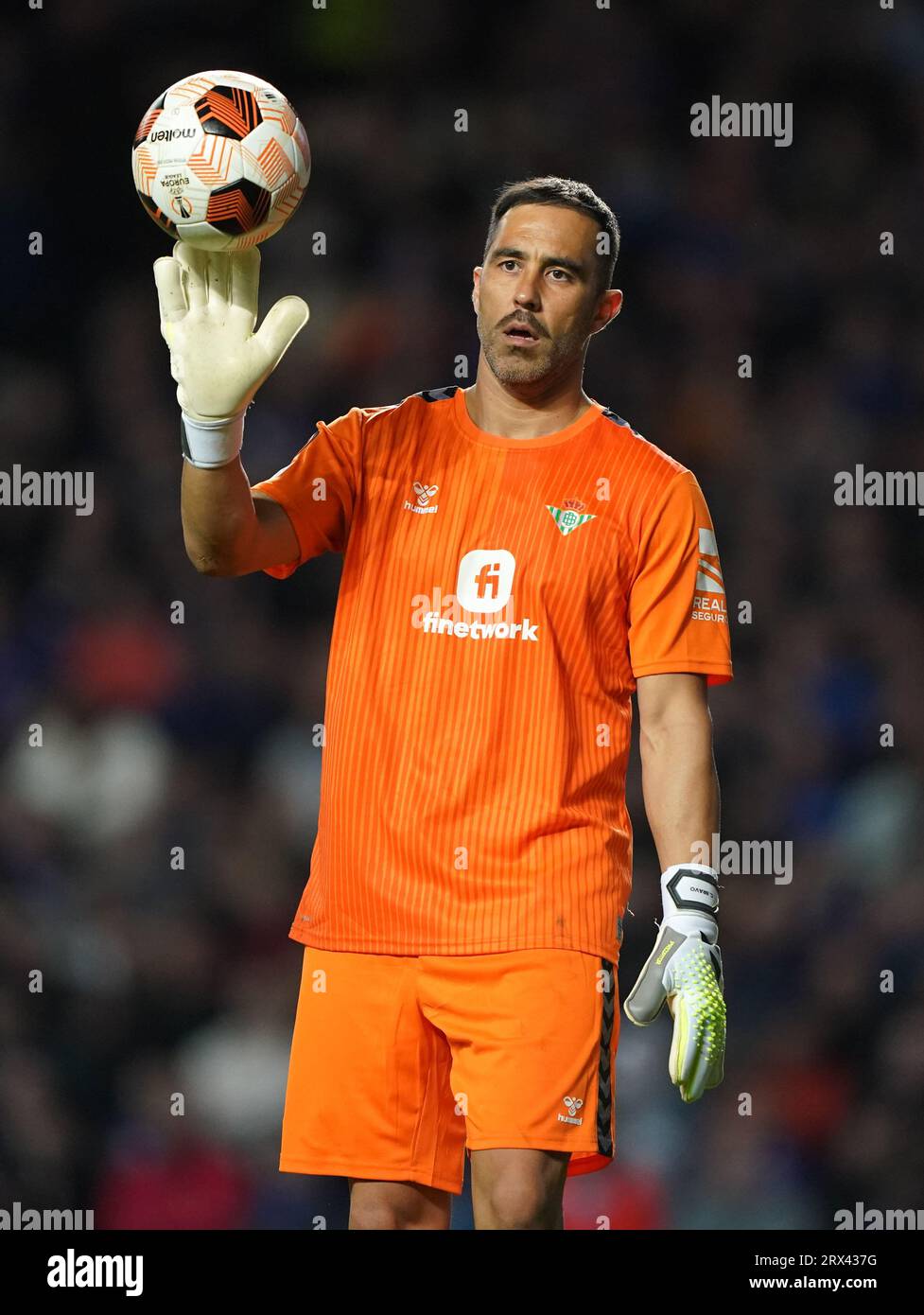 Real Betis Goalkeeper Claudio Bravo During The UEFA Europa League Group Real Betis Goalkeeper Claudio Bravo During The UEFA Europa League Group