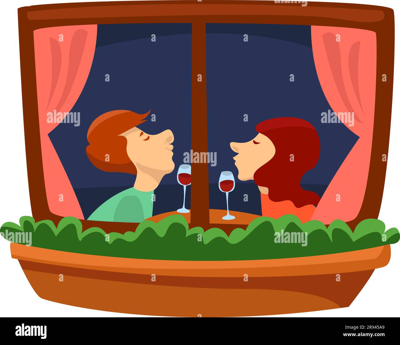 Couples hug vector hi-res stock photography and images - Alamy