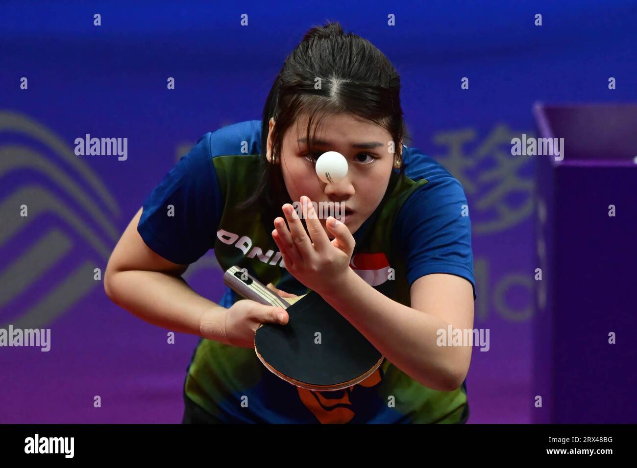 Hangzhou, China. 22nd Sep, 2023. Xin Ru Wong of Singapore is seen in