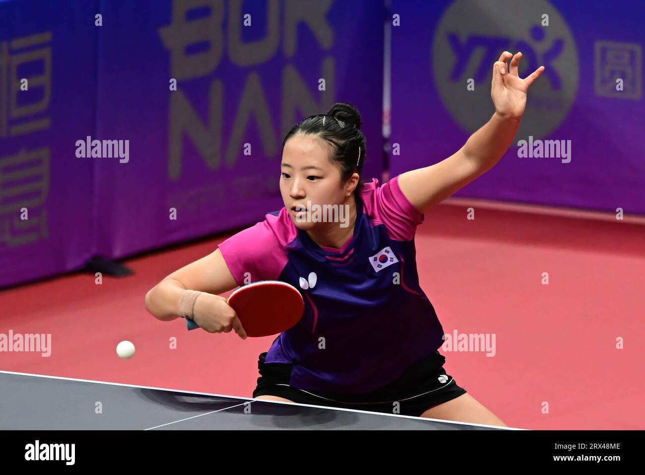 Hangzhou, China. 22nd Sep, 2023. Yubin Shin of Republic of Korea is