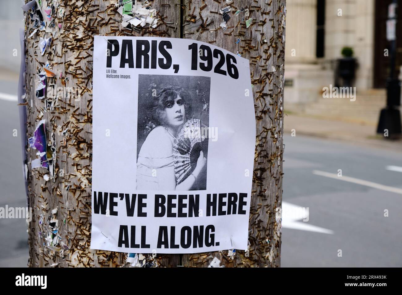 Canada pro trans protest hi-res stock photography and images - Alamy
