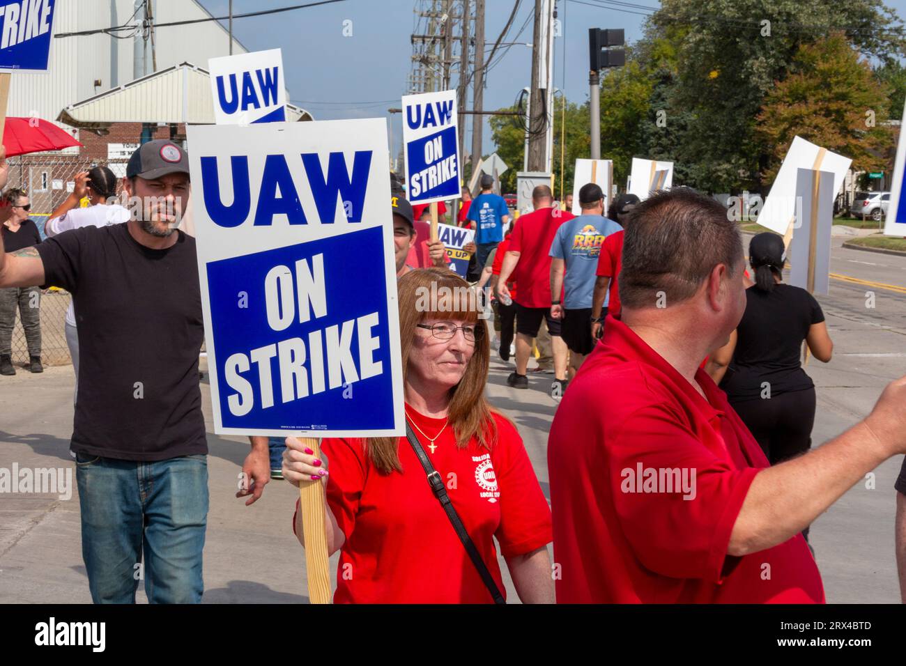 Warren, Michigan, USA. 22nd Sep, 2023. The United Auto Workers