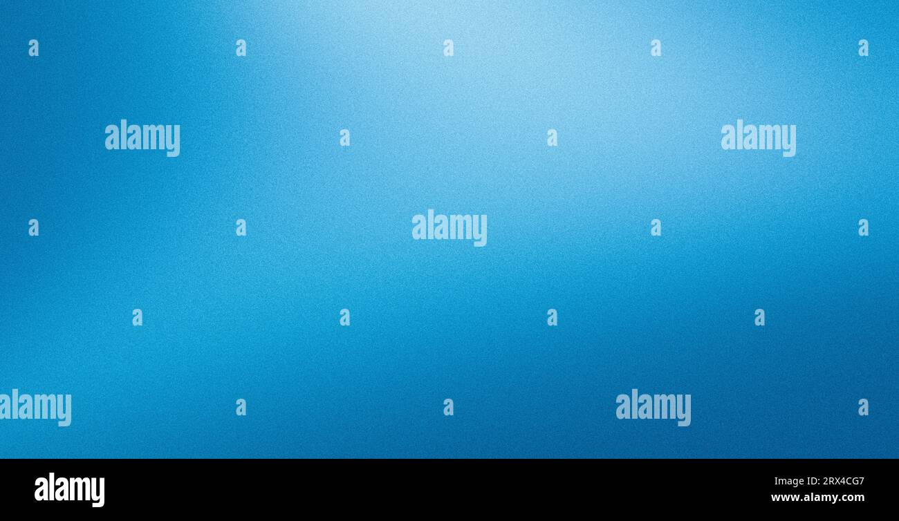 Blurred grainy gradient blue background noise texture effect smooth ...