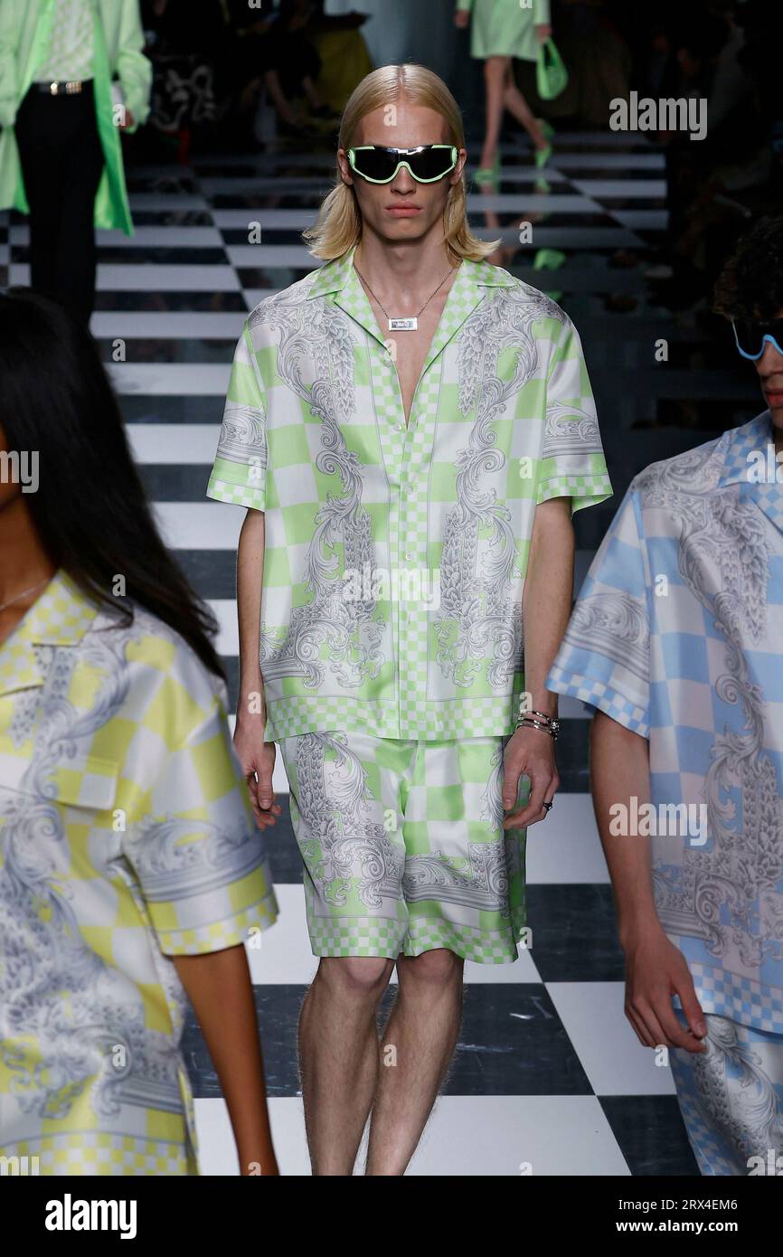 VERSACE Spring/Summer 2024 Runway during Milan Fashion Week on ...