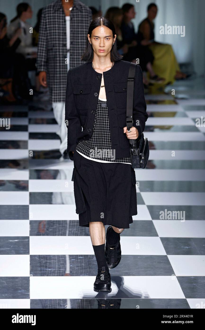 Milan, Italien. 22nd Sep, 2023. VERSACE Spring/Summer 2024 Runway ...