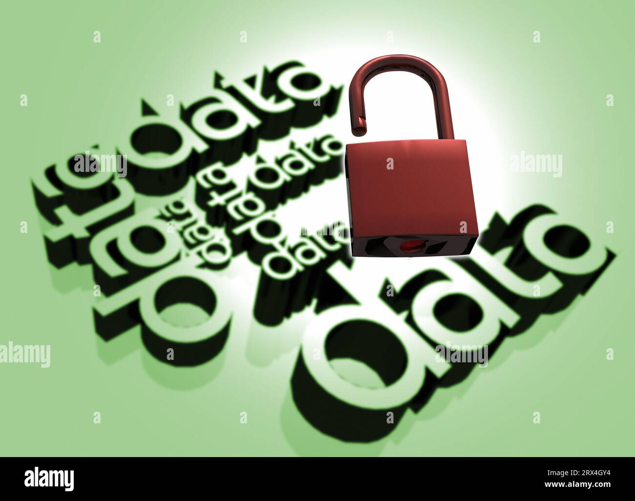 Data security, conceptual illustration Stock Photo