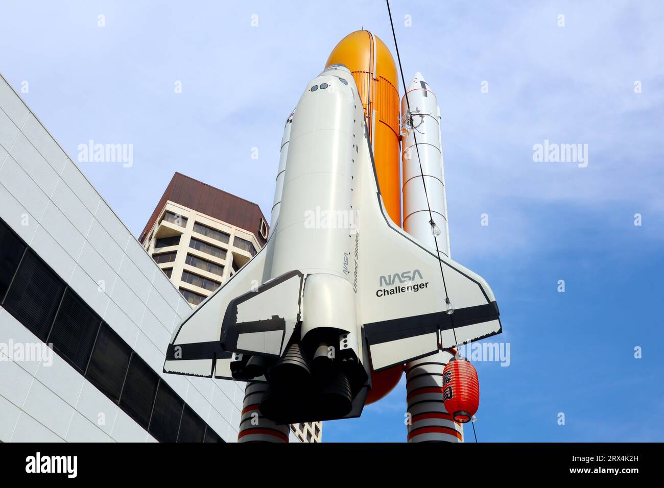 Los Angeles, California Space Shuttle Challenger Memorial at Astronaut