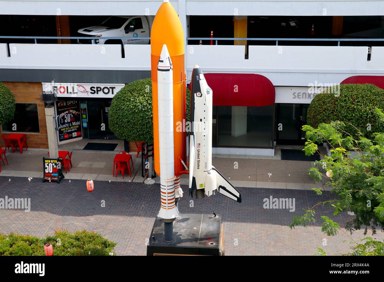 Los Angeles, California Space Shuttle Challenger Memorial at Astronaut