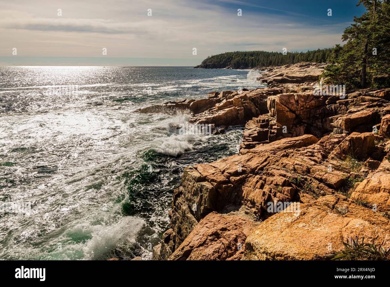 Acadia National Park Mount Desert Island, Maine, USA Stock Photo - Alamy