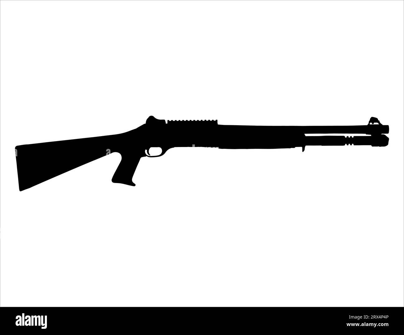 Benelli silhouette vector art Stock Vector