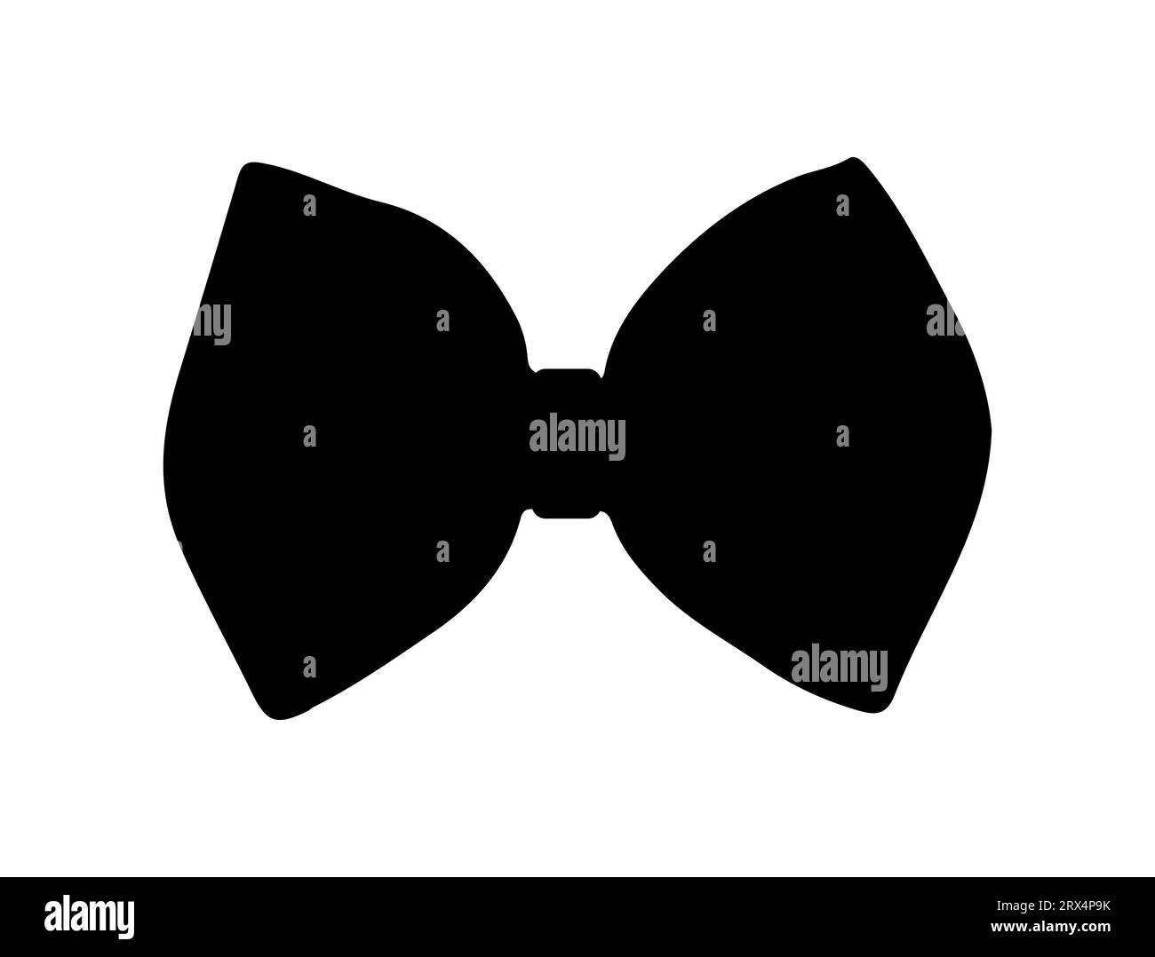 Bow tie silhouette vector art white background Stock Vector Image & Art ...