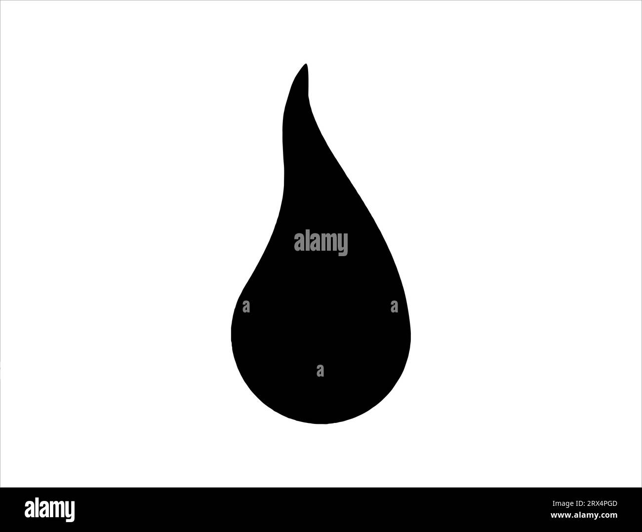 Candle flame silhouette vector art white background Stock Vector Image