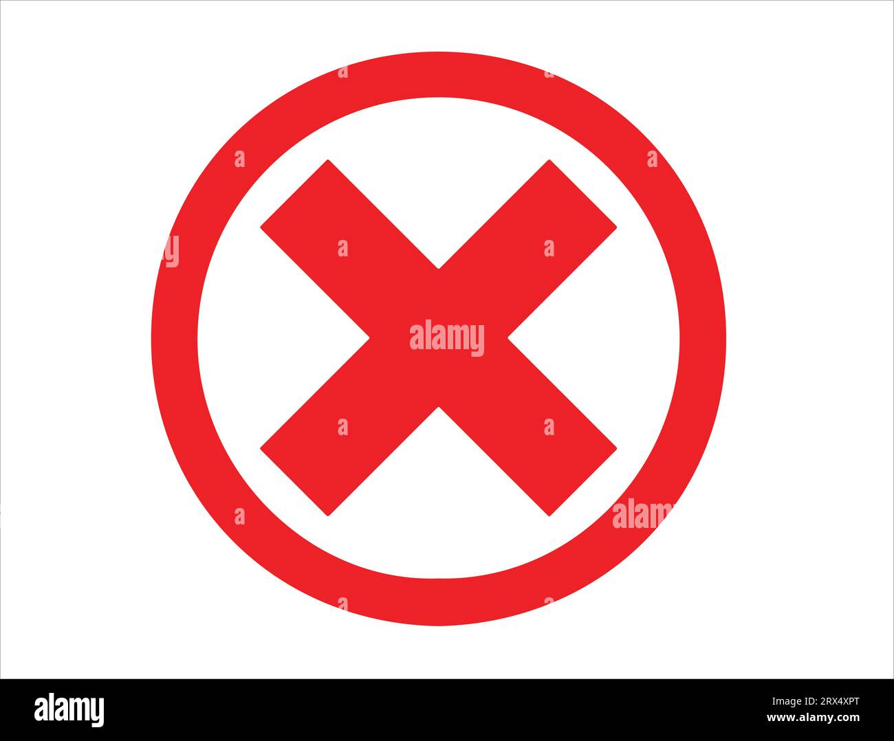 No sign vector art white background Stock Vector Image & Art - Alamy