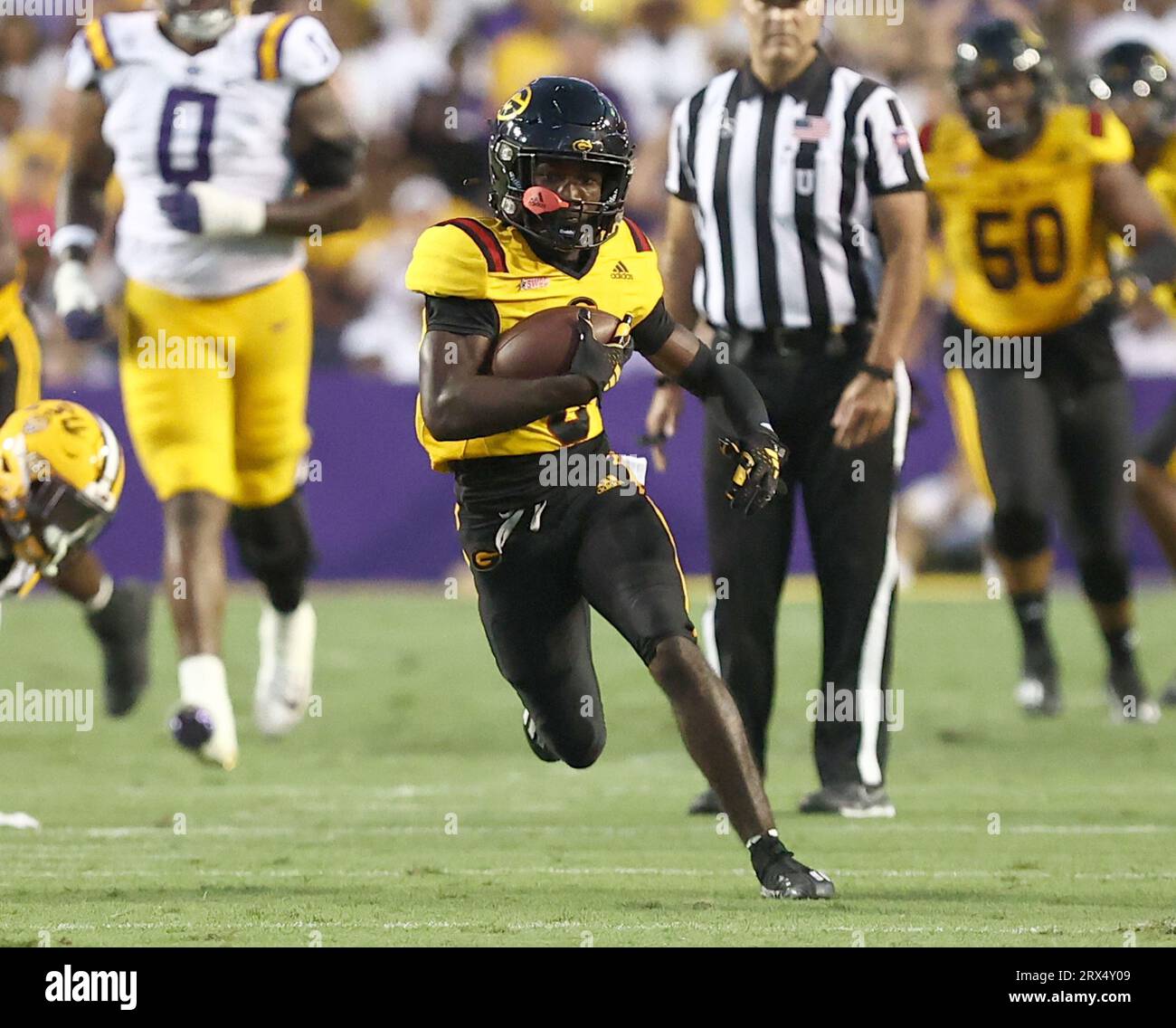 Baton Rouge, USA. 09th Sep, 2023. Grambling State Tigers wide receiver