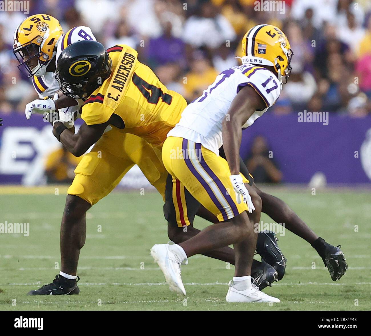Baton Rouge, USA. 09th Sep, 2023. Grambling State Tigers defensive back