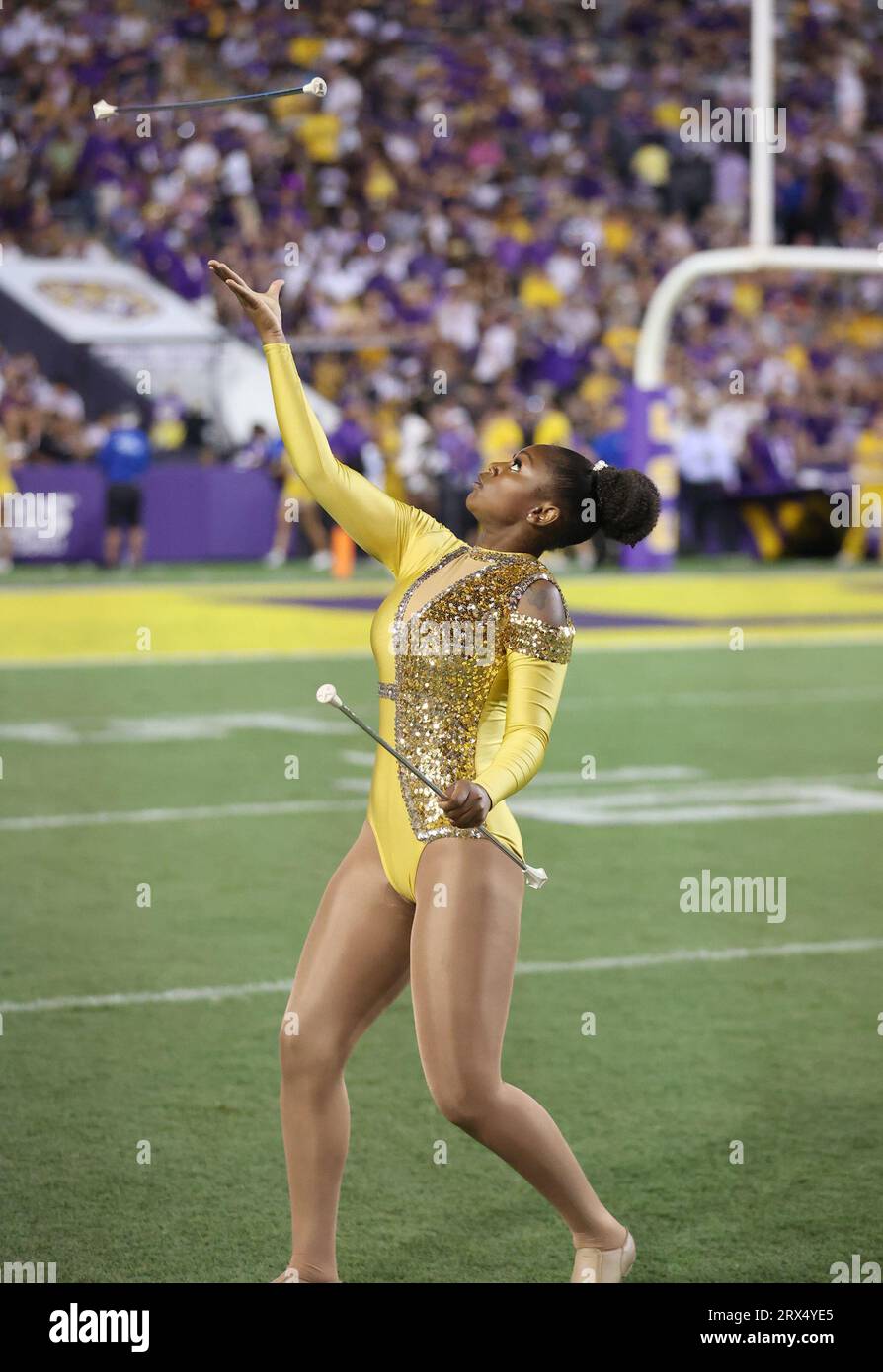 Baton Rouge, USA. 09th Sep, 2023. The Grambling State Tigers Marching