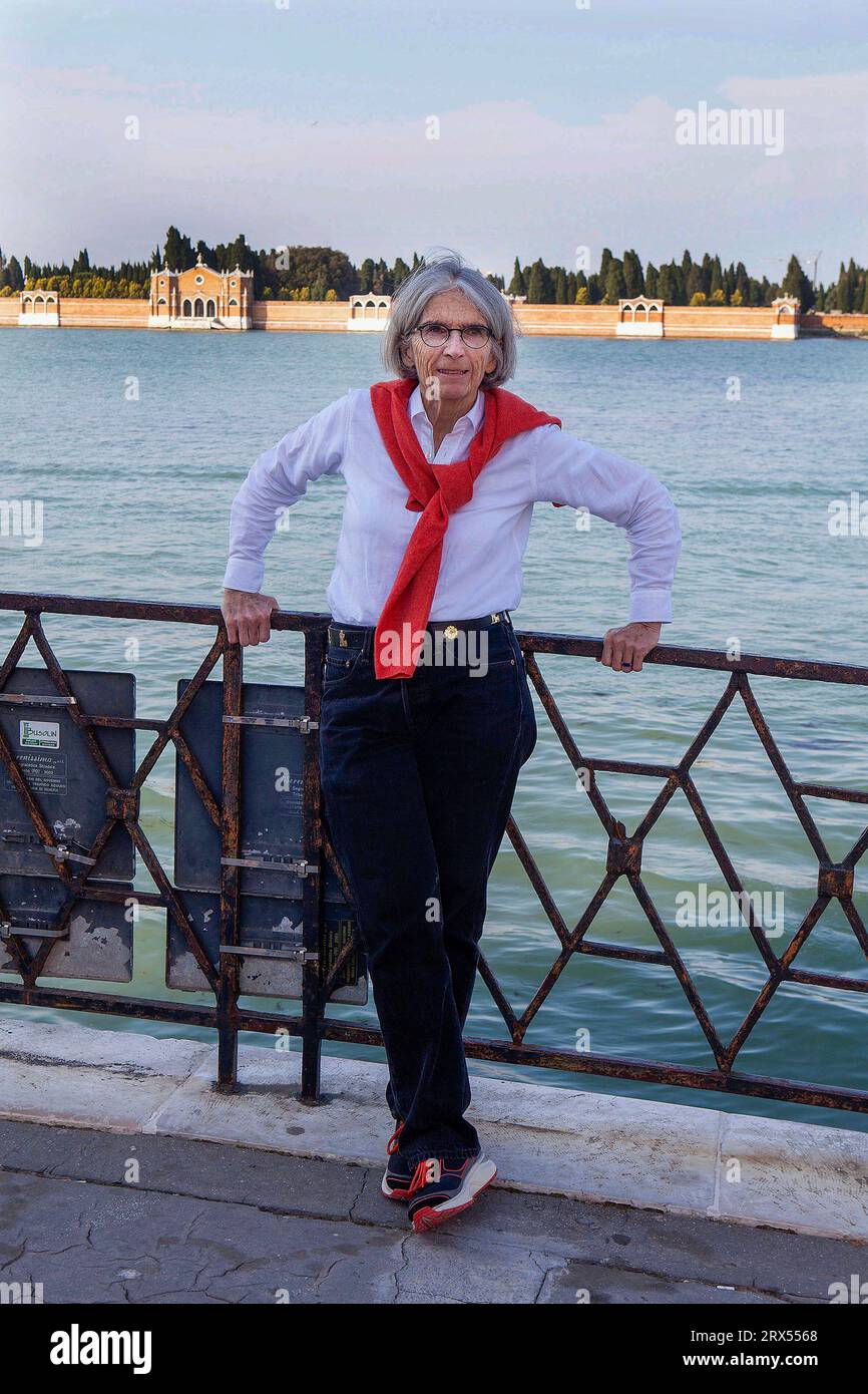 Donna Leon in Venice,Italy Stock Photo