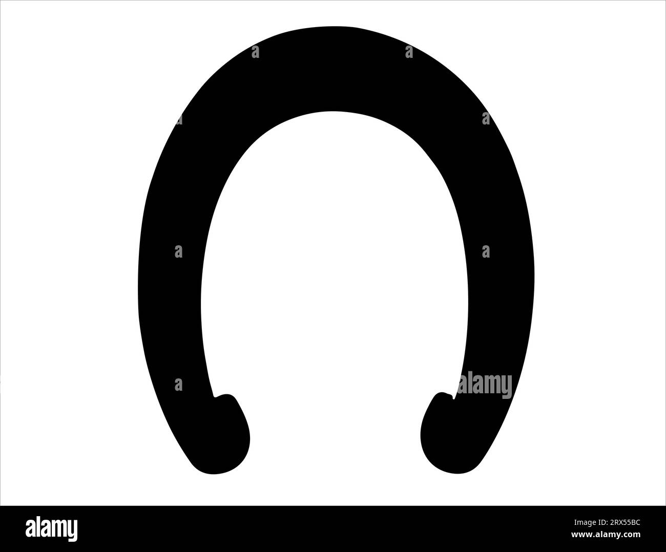 Horse Shoe Silhouette Vector Art White Background Stock Vector Image horse-shoe-silhouette-vector-art-white-background-stock-vector-image