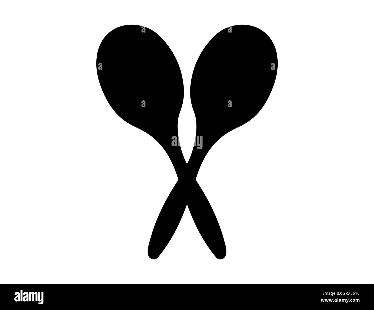 Mexican maracas silhouette vector art white background Stock Vector Image & Art Alamy
