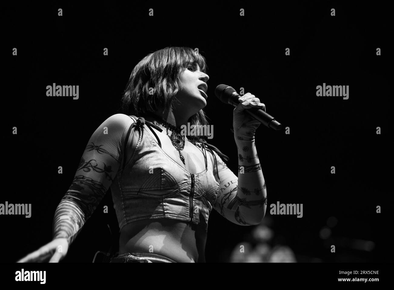 Singer Nathy Peluso. during her performance at the Spotify Equal Fest