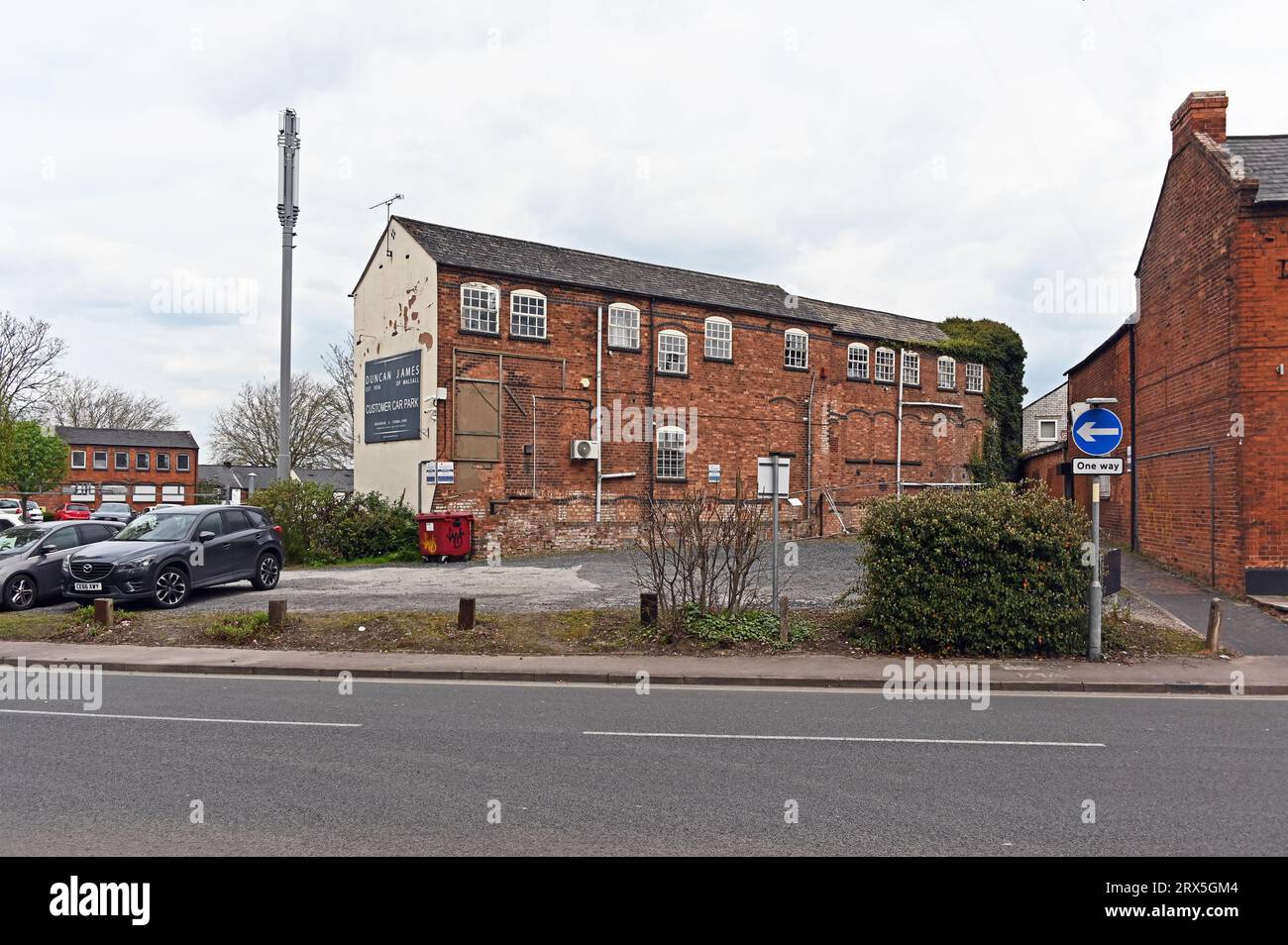 Factory building. Duncan James Menswear. Mountrath Street, Walsall