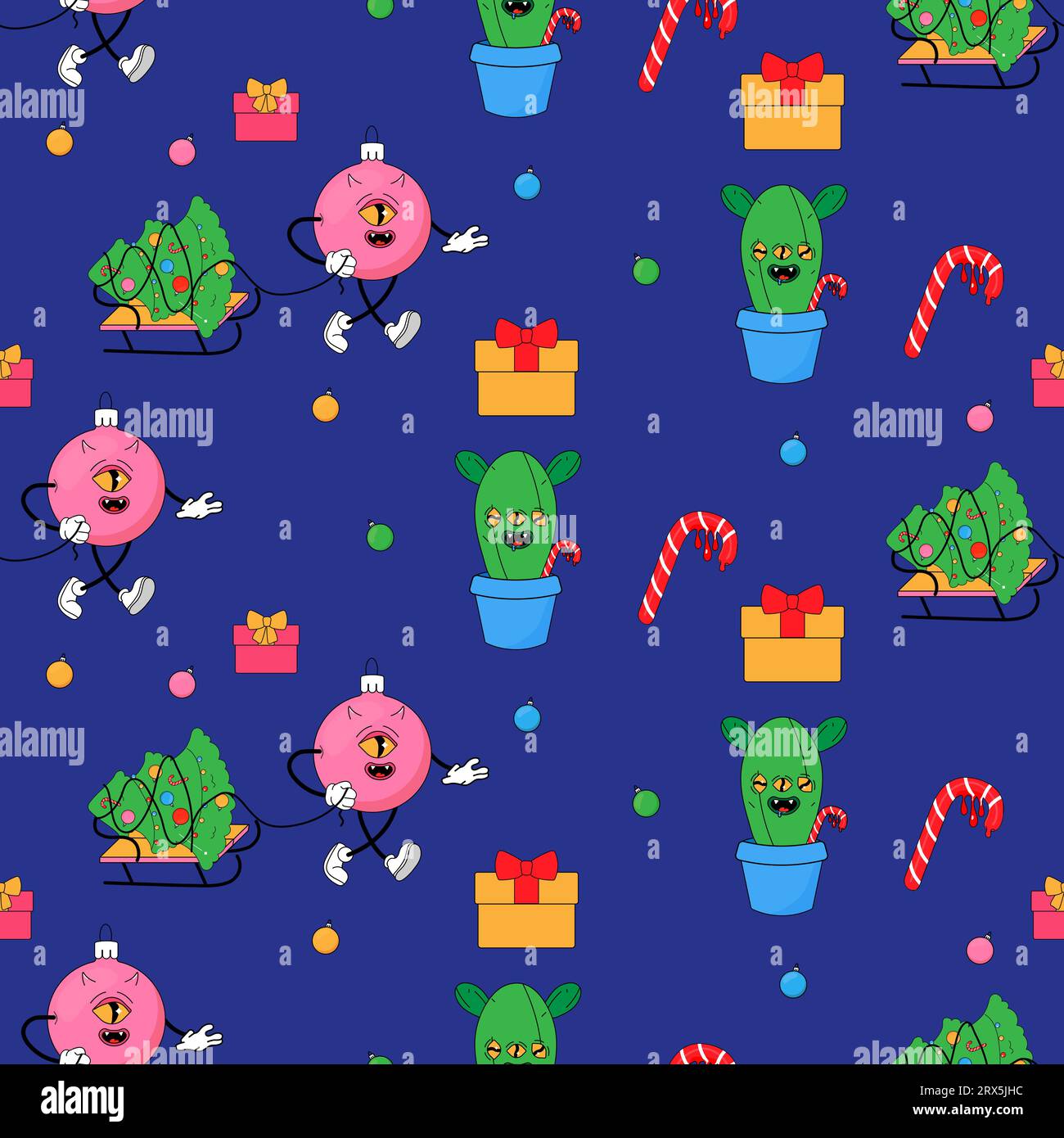 1970s christmas children Stock Vector Images Alamy