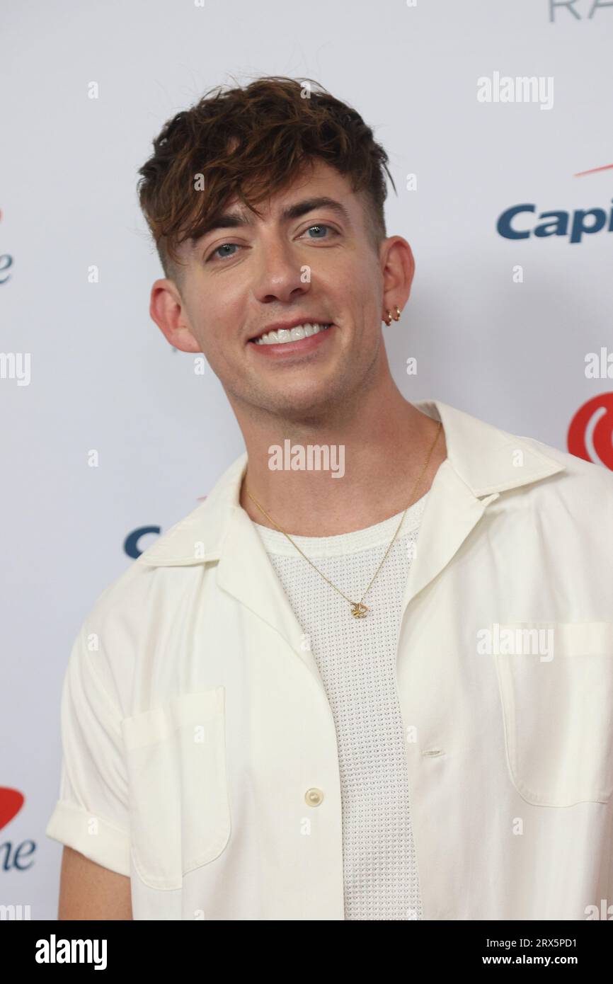 Las Vegas, United States. 22nd Sep, 2023. Actor Kevin McHale arrives for the iHeartRadio Music Festival at T-Mobile Arena in Las Vegas, Nevada on Friday, September 22, 2023. Photo by James Atoa/UPI Credit: UPI/Alamy Live News Stock Photo