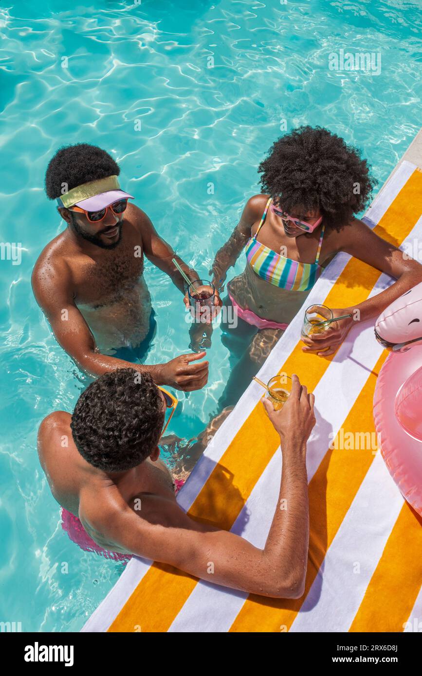 Pool party with friends best sale