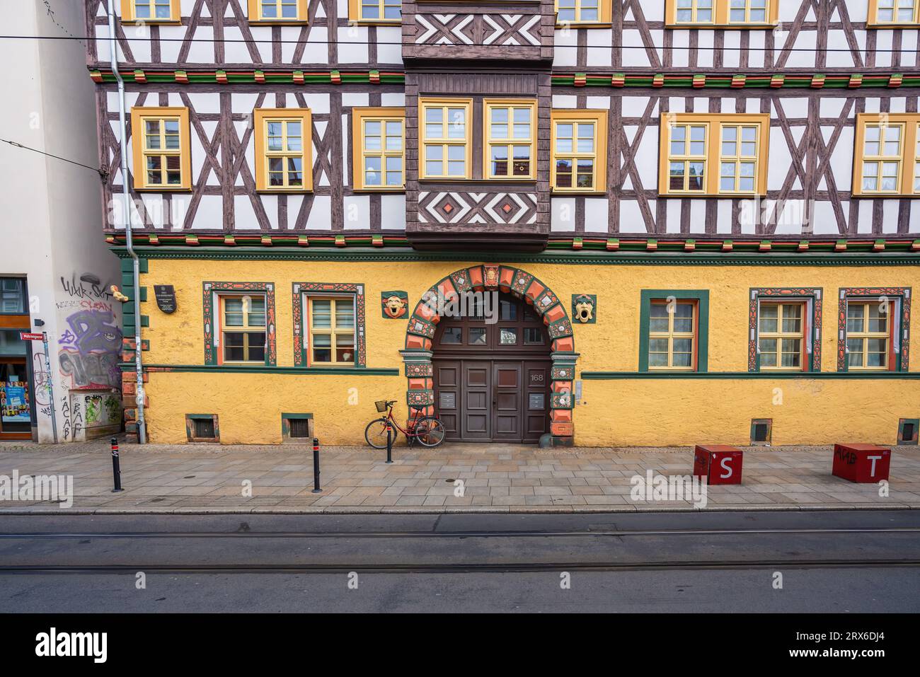 Haus zum Mohrenkopf - Erfurt, Germany Stock Photo - Alamy