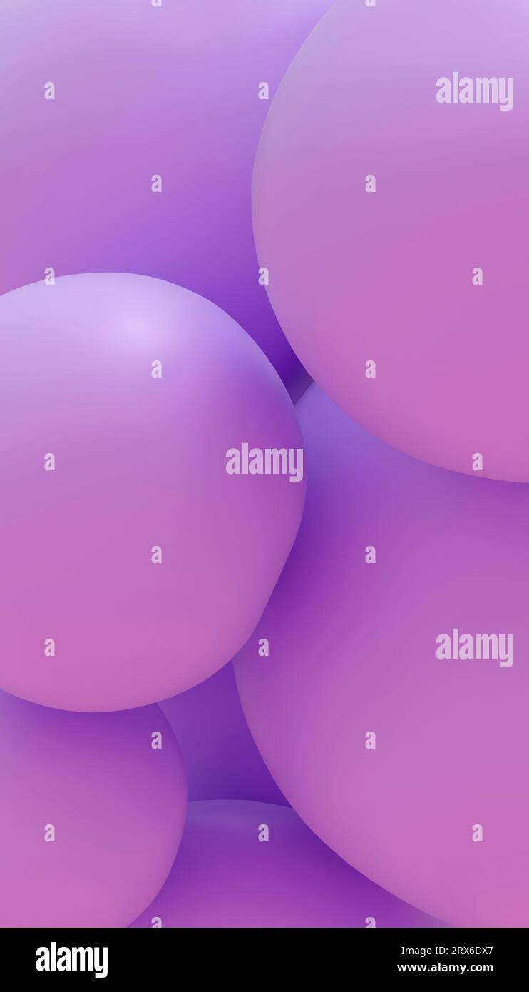 Purple Bubble Background Aesthetic