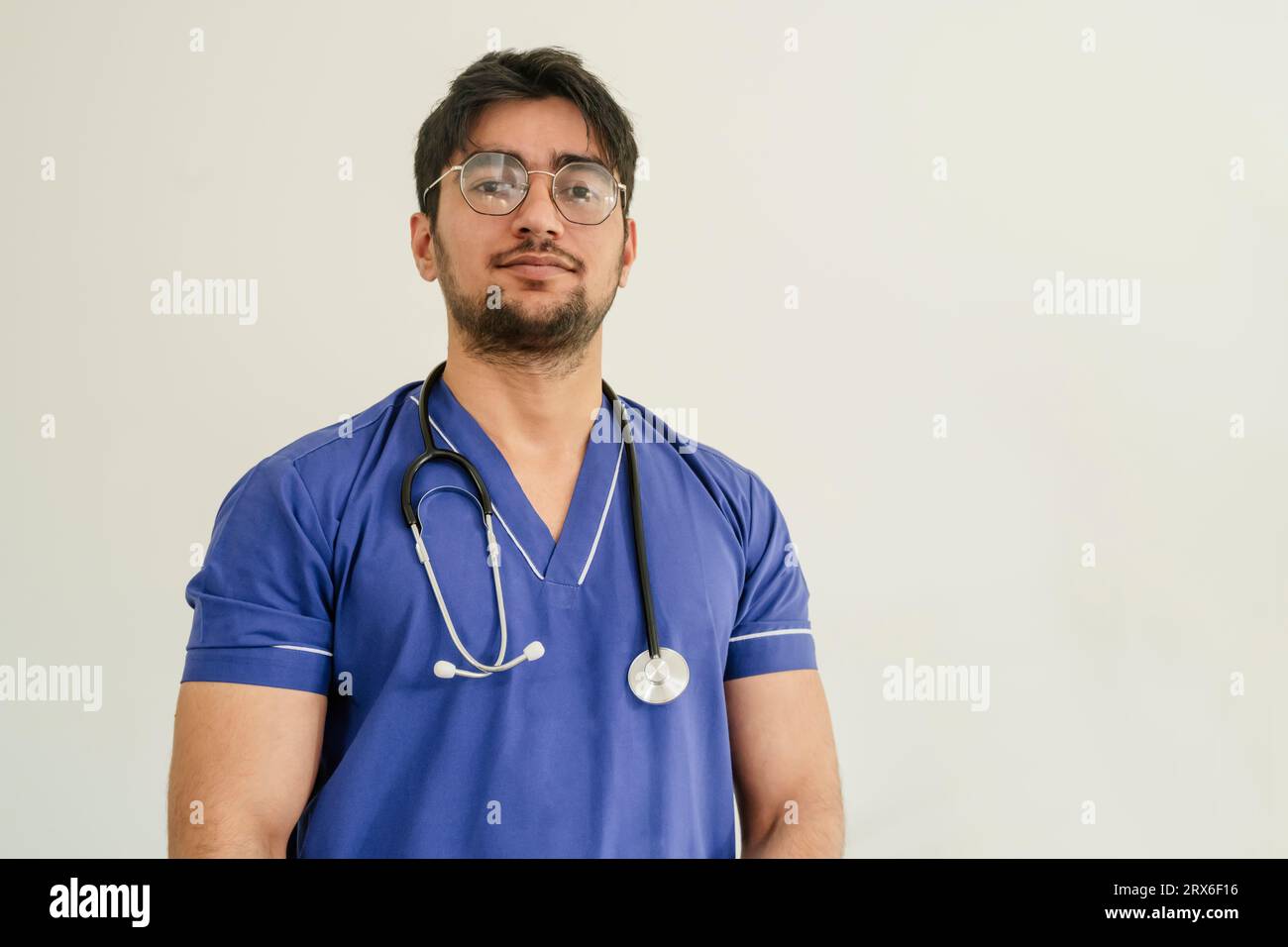 Young indian male doctor hi-res stock photography and images - Alamy