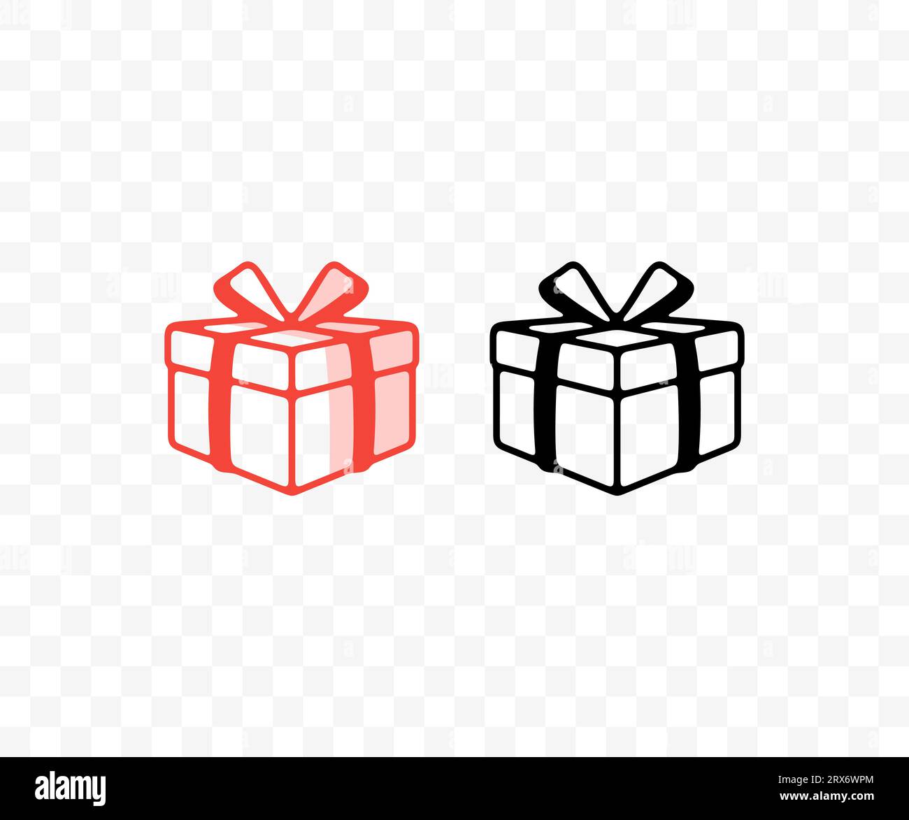 Present, gift box, gift, heart, ribbon, bow and bowknot, graphic