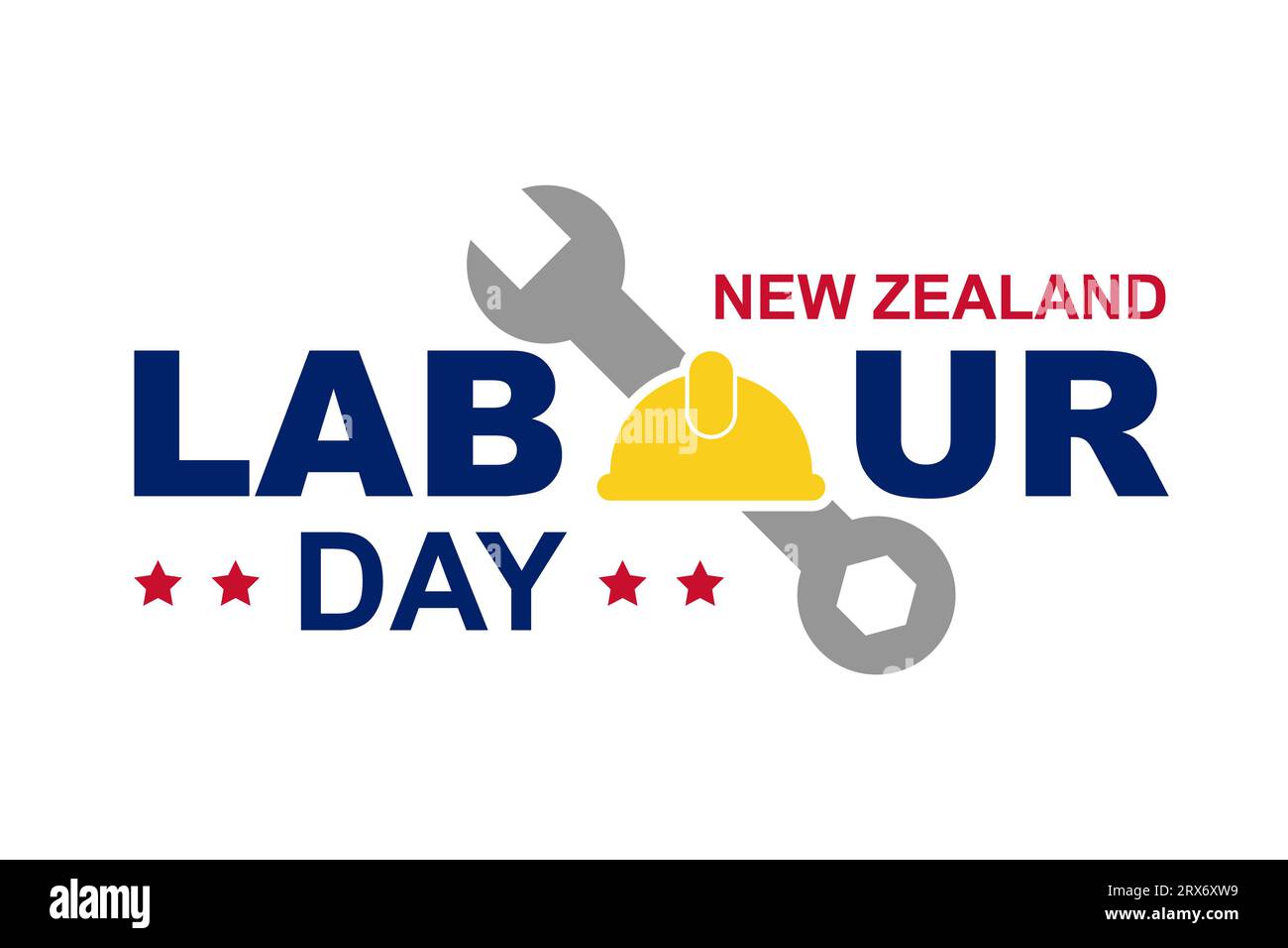 New Zealand Labour Day background. Vector illustration Stock Photo Alamy