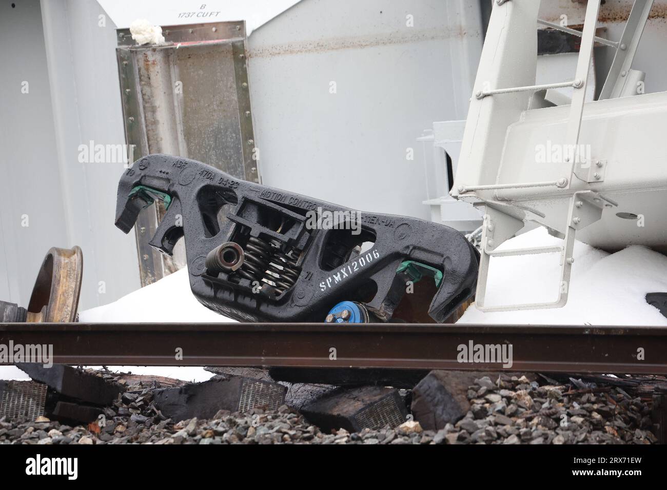 Hyattsville, MD, USA. 23rd Sep, 2023. View of a CSX Train derailment