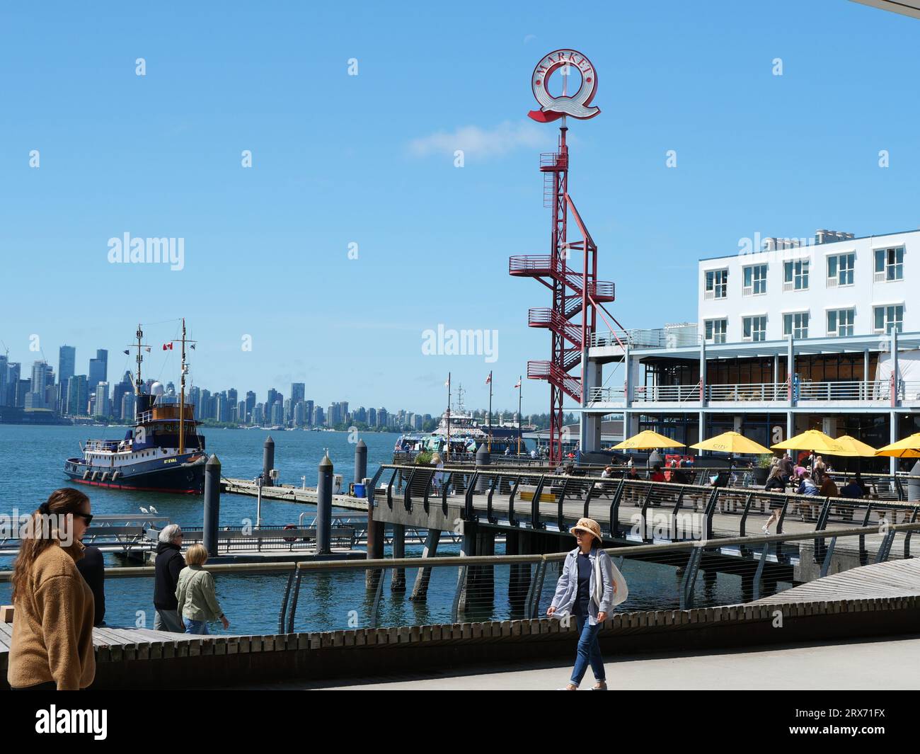 Waterfront in Vancouver Stock Photo - Alamy