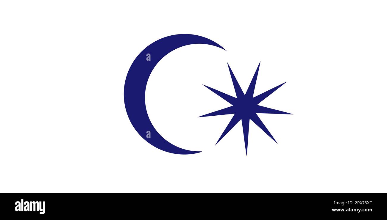 Flag of Malaysia. Flag icon. Standard color. Standard size. A